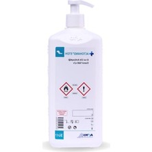MarkEntegra Cilt Dostu Hızlı Etkili Antiseptik Dezenfektan 1 Litre, %80 Etanol Içerikli