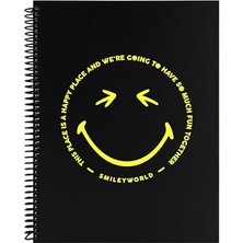 Esranın Dünyası Smiley 18,5X25,5 100 Yaprak Çizgili (Sert Kapak)