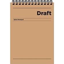 Esranın Dünyası A5 Kareli Bloknot Draft - Kahverengi