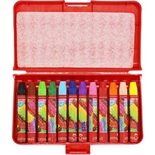 MarkEntegra Faber-Castell Altıgen Pastel Plastik Kutu,12'li (125112)