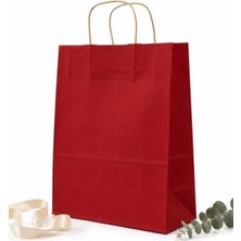 MarkEntegra Bordo Renk Kağıt Hediye Çantası, 2’li Set ile Şık Paketleme