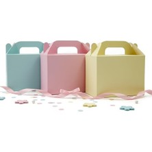 Esranın Dünyası 10X14 cm Karışık Renk El Geçme Hediye Kutusu (3'lü Set)