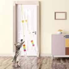 MarkEntegra Renkli Elastik Kendinden Yapışkanlı Kedi Oyun Oltası