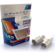 Esranın Dünyası Photon PY21W Oto LED Sinyal Ampulü Tak Kullan Arıza Yapmaz Power Chıp