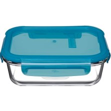 Esranın Dünyası Paşabahçe Lockıelock Saklama Kabı 1030 Plastik Turkuaz Kapaklı