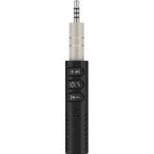 Esranın Dünyası 3.5mm Aux To Jack Bluetooth Araç Kiti (Düz Girişli)