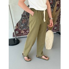 Ham Keten Baggy Pantolon