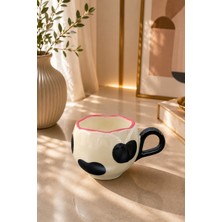 Yzhome Acar Porselen Lüks Desenli Kahve Meşrubat Çay Bardağı Bardak Kupa 325ML