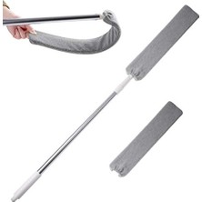 Esranın Dünyası Buffer® Sihirli Mikrofiber Başlıklı Girintili Yüzey Dip Köşe Raf Temizleme Mopu Toz Alma Fırçası