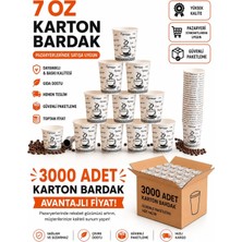 ( 7 OZ 3000 ADET )   MADA AMBALAJ Karton Bardak
