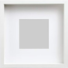 Esranın Dünyası Modern Beyaz Çerçeve - 25X25 cm