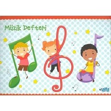 Esranın Dünyası A5 Müzik Defteri 30 Yaprak – Okul ve Kurs Için Porteli Notalı Defter – Çocuk ve Öğrenciler Için Eğlenceli Kapak Tasarımlı Müzik Not Defteri (1)