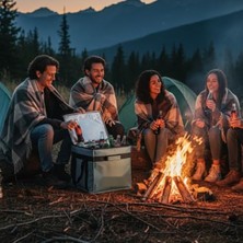MarkEntegra Geniş Hacimli Termal Kamp Çantası, Isı Yalıtımlı
