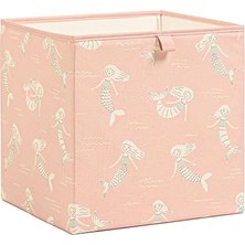 Esranın Dünyası Ocean Home Textile Çocuk Odası Deniz Kızı Kutu 33 x 30 x 33 cm