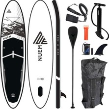 Esranın Dünyası 10'6 (320X81X15CM) Şişme Sup Board - Stand Up Paddle Board - Başlangıç ve Orta Seviye Kürek Sörfü (Full Set - Aksesuarlar Dahildir)