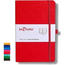 Esranın Dünyası Le Color Tarihsiz Klasik Defter Rec Note 13X21 Çizgili Kırmızı