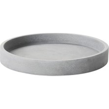 Esranın Dünyası Saksı Altlığı, Açık Gri, 15 cm