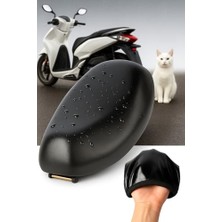 Esranın Dünyası Vi Caro (1112) Boostzone Honca Pcx Motosiklet Sele Kılıfı Siyah Su Geçirmez Scooter Sele Kılıfı ile Uyumlu