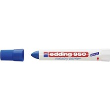 Esranın Dünyası Edding 950 Endüstri Markörü - Mavi - 1 Kalem - 10 mm Yuvarlak Uç