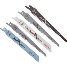 MarkEntegra Bosch Home And Garden Akülü Panter Testere Keo Için 5 Parça Panter Testere Bıçağı Seti, Yeşil