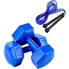 Esranın Dünyası Dambıl 2x5  Dambıl Seti Dumbbell Atlama Ipi Hediyeli LYT-15498D