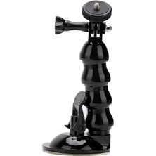 Esranın Dünyası AX-231 Vantuzlu Araç Içi Esnek Kamera Tutucu – Go, Djı Osmo Action, INSTA360 ile Uyumlu, 1/4 Vida Bağlantılı,