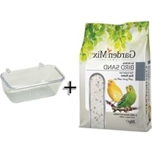MarkEntegra Kuş Kumu, 200 gr Platin + Kumluk