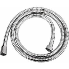 Esranın Dünyası Duş Spirali Örgülü, 150CM - 190CM Kenetli Banyo Duş Hortumu 54000, Krom Renk