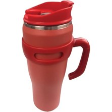 Esranın Dünyası Çelik Içli Termos Bardak 1200 ml Kırmızı