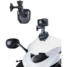 Esranın Dünyası Motosiklet Ön Cam Klipsi Kamera Montajı, Djı Osmo Action 6/osmo Nano/osmo 360/ACTION 5 4, Hero 13 12 11 10 9 8, Insta 360 X5 X4 Action Cam ile Uyumlu
