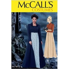 Mccall's Patterns 's Kesim Kalıbı Kostüm, Çok Renkli, Ölçüler 14 – 22-P