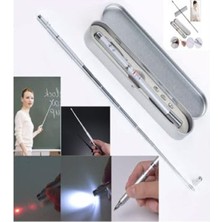 MarkEntegra Çok Fonksiyonlu Lazerli ve LED Işıklı Mıknatıslı Pointer Kalemi