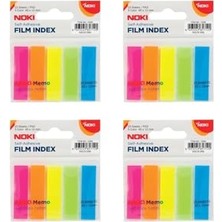 Esranın Dünyası Noki Memo Film Index 5 Renk 12X45 mm 25 Yaprak (12050) 4 Adet