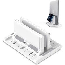 Esranın Dünyası Ayarlanabilir Çok Amaçlı Telefon Tutuculu Laptop Notebok Macbook Için Dikey STAND-AL4495 (Beyaz)