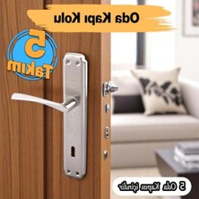 MarkEntegra Oda Kapı Kolu Seti - 5 Takım, Inox Aynalı