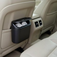 MarkEntegra Araç Içi Asılabilir Mini Çöp Kovası, Otomatik Kapaklı
