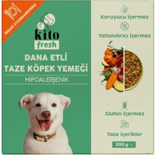 Esranın Dünyası Kito Fresh Dana Etli Köpek YEMEĞI%100 Taze Içerikli  250 gr