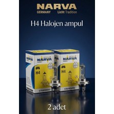 Arvonx 2'li Takım Narva 12V H4 43T 60W 55W Far Ampulu