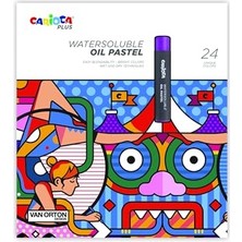 Esranın Dünyası Plus Watersoluble Yağlı Pastel 24'lü (Suda Çözünür)
