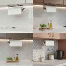 Esranın Dünyası Havluluk Peçetelik Askısı Banyo Mutfak Düzenleyicisi Kağıt Rulo Havlu Askılığı Pratik Siyah Rulo
