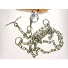 MarkEntegra Büyük Baş Hayvanlar Için Çift Halkalı Tasma Zinciri, 2 Metre