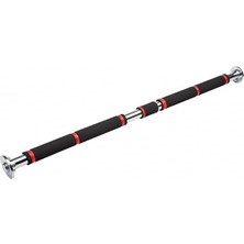 Esranın Dünyası Nk Spor Ayarlanabilir Tam Boy Süngerli Kırmızı Koridor Barı 80X130 -Fitness Barı-Push Up-Kol-Omuz-Sırt-Eps-Pull-Up- Barfiks Deri-Spor-Egzersiz-Gym-Evde Spor Siyah - Kırmızı
