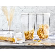 Esranın Dünyası Kare Saklama Kabı, 3X1700 ml