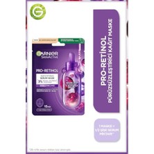 Esranın Dünyası Garnier Pro-Retinol Pürüzsüzleştirici Kağıt Maske