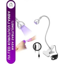 MarkEntegra Masa Sabitlemeli Uv LED Oje Kurutucu Lamba, Beyaz