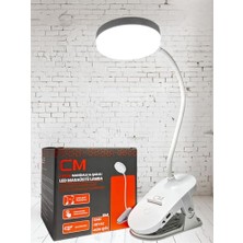 Esranın Dünyası cm 3 Işık Modlu LED Masa Lambası Mandallı, USB Şarjlı, Taşınabilir          [enerji Sınıfı B]