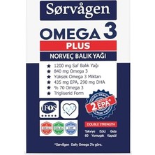 Esranın Dünyası Ome3  1200MG Balık Yağı, 60 Kapsül
