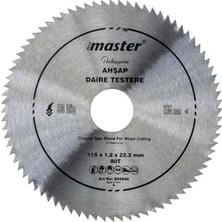 Esranın Dünyası 530940 Ahşap Daire Testere Bıçağı 115 mm 80 Diş (Elmassız), .530940