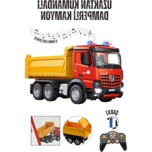 MarkEntegra Uzaktan Kumandalı Şarjlı Damperli Kamyon, Işıklı ve Sesli Özellikler