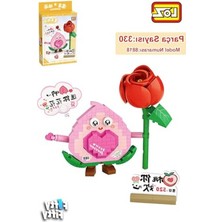 MarkEntegra 330 Parça Sevimli Çiçek Temalı Loz Micro Block Oyuncak Seti